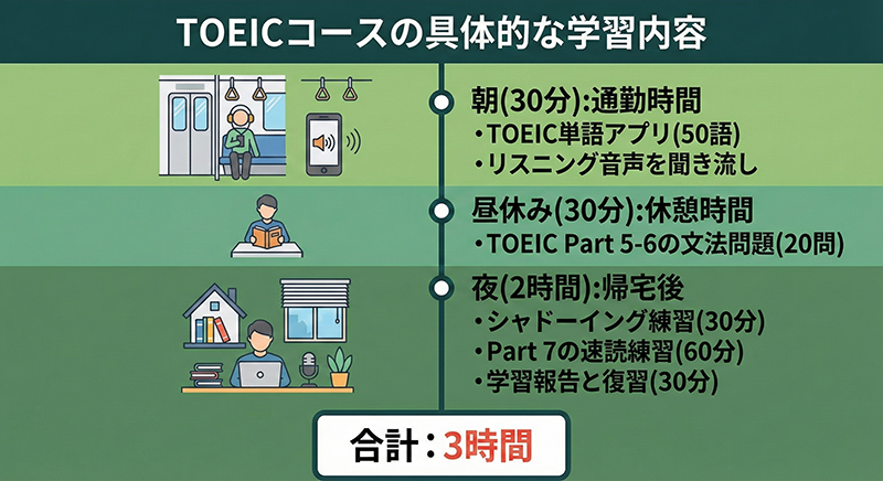 プログリット TOEICコースの具体的な学習内容